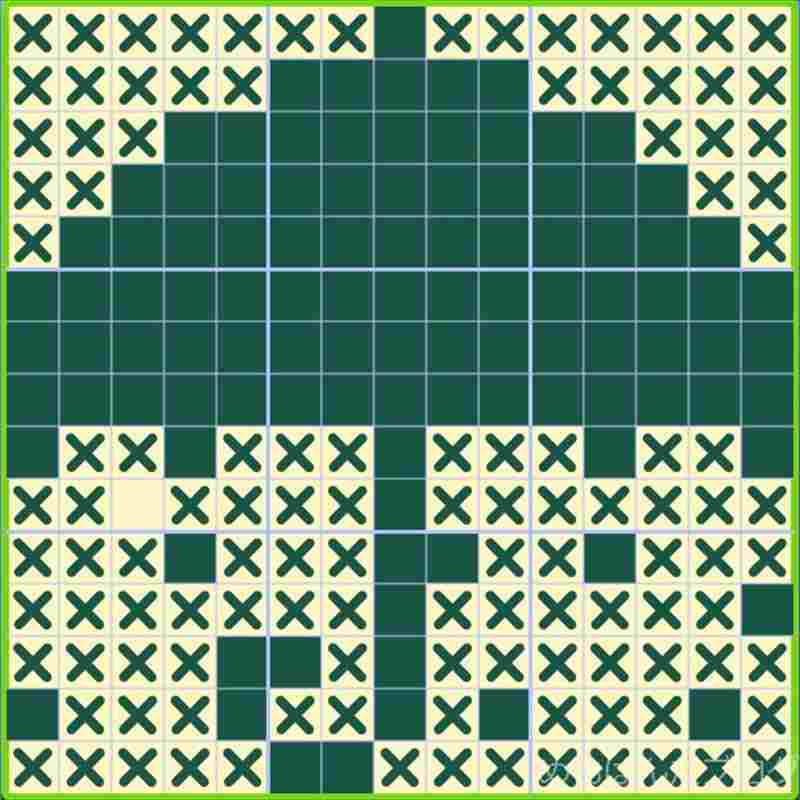 「蝶の森」答え&早見表 ノノグラム-ピクロス･ロジックパズル【NonogramPuzzle攻略】