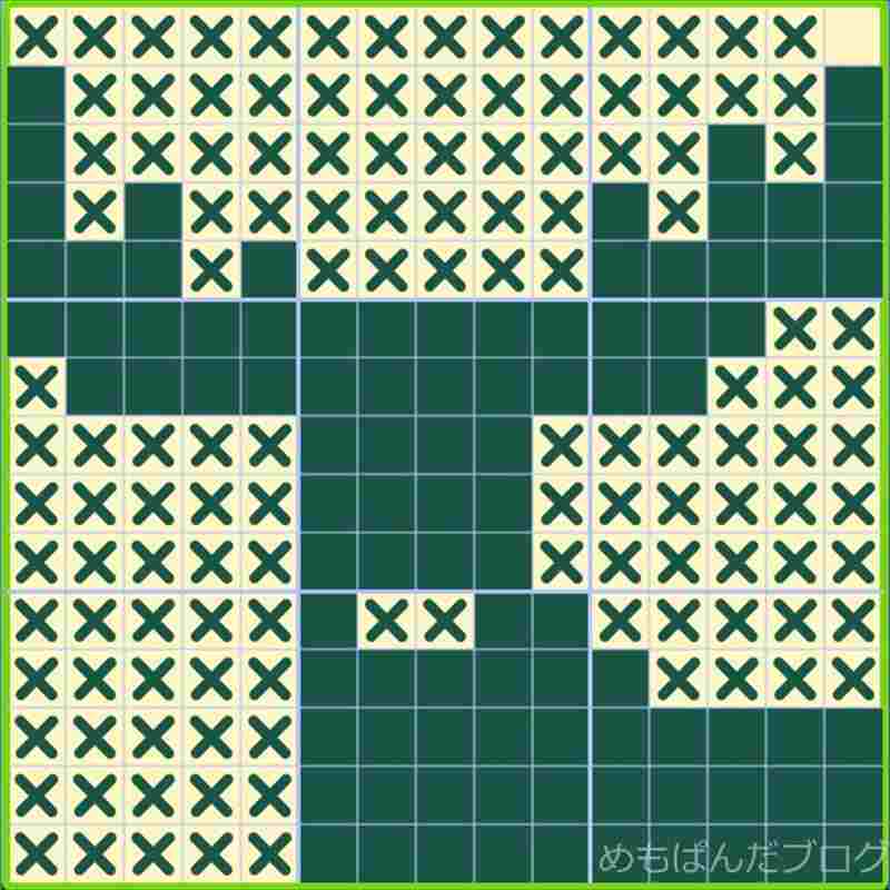 「蝶の森」答え&早見表 ノノグラム-ピクロス･ロジックパズル【NonogramPuzzle攻略】